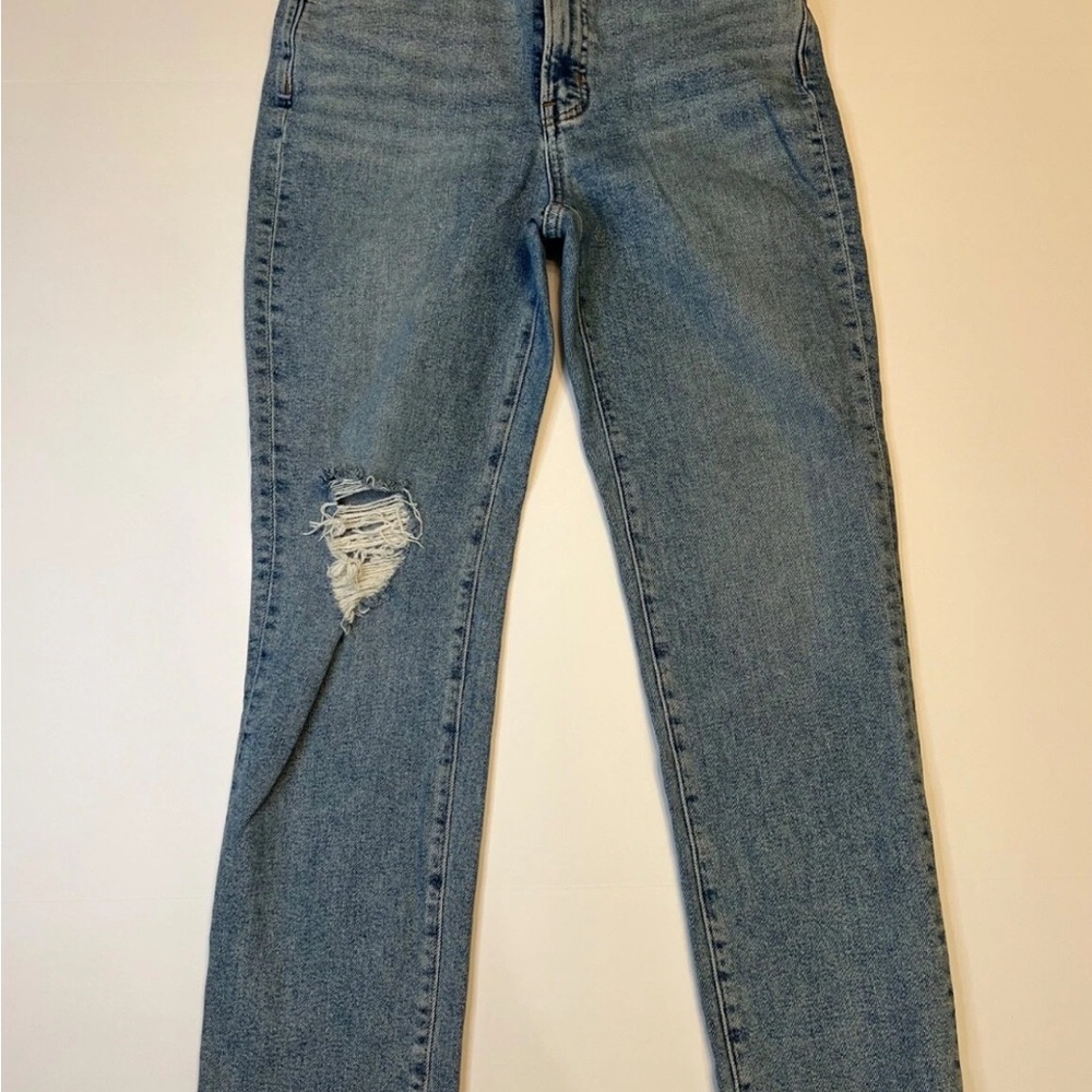 Madewell the perfect vintage jean size 28 distressed blue jeans